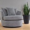 Sunpan Solaria Swivel Lounge Chair Galaxy Dust / Galaxy Marble - Lifestyle