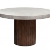 Sunpan Duomo Dining Table in 51.5" - Front Angle