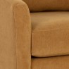Sunpan Irina Swivel Lounge Chair in Treasure Gold - Seat Closeup Angle