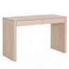 Sunpan Dutad Desk in Light Oak - Front Side Angle
