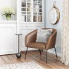 Zuo Modern Quinten Accent Chair Vintage in Brown - Lifestyle