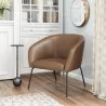 Zuo Modern Quinten Accent Chair Vintage in Brown - Lifestyle - Zuo Modern Quinten Accent Chair Vintage in Brown - Lifestyle