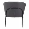 Zuo Modern Quinten Accent Chair Vintage in Gray- Back View - Zuo Modern Quinten Accent Chair Vintage in Gray- Back View