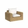 Sunset West Playa Oversized Club Chair in Soothe Pearl with Flange Welt - Angled - Sunset West Playa Oversized Club Chair in Soothe Pearl with Flange Welt - Angled