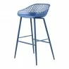 Moe's Home Collection Piazza Outdoor Bar Stool - Front Side Angle - Moe's Home Collection Piazza Outdoor Bar Stool - Front Side Angle