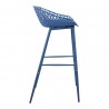 Moe's Home Collection Piazza Outdoor Bar Stool - Side Angle