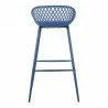 Moe's Home Collection Piazza Outdoor Bar Stool - Back Angle - Moe's Home Collection Piazza Outdoor Bar Stool - Back Angle