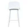 Moe's Home Collection Looey Counter Stool Black/White- Set Of Two - Front Angle - Moe's Home Collection Looey Counter Stool Black/White- Set Of Two - Front Angle