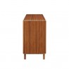 Greenington Currant Six Drawer Double Dresser, Amber - Side Angle