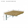 Anderson Teak Wall Mount Folding Chair I dimensions - Anderson Teak Wall Mount Folding Chair I dimensions