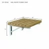 Anderson Teak Wall Mount Folding Chair I dimensions - Anderson Teak Wall Mount Folding Chair I dimensions