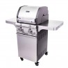 Saber Grills Deluxe Stainless 2-Burner Gas Grill Front Right Angle View
