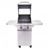 Saber Grills Deluxe Stainless 2-Burner Gas Grill Front View