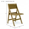 Windsor Folding Chair dimension - Windsor Folding Chair dimension