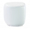 Sunset West Pebble End Table - Bone - Front Angle