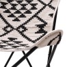 Rabat Accent Chair Beige & Black- Details 2