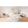 Rabat Accent Chair Beige & Black- Lifestyle 2