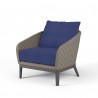 Marbella Club Chair in Echo Midnight, No Welt - Front Side Angle
