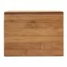 Oceanstar Bamboo Recipe Box with Divider - Front - Oceanstar Bamboo Recipe Box with Divider - Front