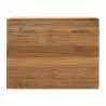 Oceanstar Bamboo Recipe Box with Divider - Back - Oceanstar Bamboo Recipe Box with Divider - Back
