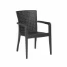 Rainbow Outdoor Alberta 5-Piece Dining Set-Anthracite - Rainbow Outdoor Alberta 5-Piece Dining Set-Anthracite