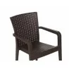 Rainbow Outdoor Alberta 5-Piece Dining Set-Brown Side - Rainbow Outdoor Alberta 5-Piece Dining Set-Brown Side