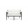 Gala 4-Piece Seating Set w/cushion-Anthracite Loveseat Front