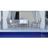 Gala 4-Piece Seating Set w/cushion-Cappuccino Front