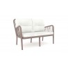 Gala 4-Piece Seating Set w/cushion-Cappuccino Loveseat