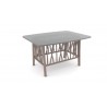 Gala 4-Piece Seating Set w/cushion-Cappuccino Coffee Table