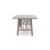 Gala 4-Piece Seating Set w/cushion-Cappuccino Coffee Table Side