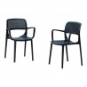 Rainbow Outdoor Mila Set of 2 Stackable Armchair