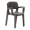 Rainbow Outdoor Mila Set of 2 Stackable Armchair Cappuccino