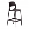 Rainbow Outdoor Mila Set of 2 Stackable Barstool Cappuccino Without Arm