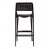Rainbow Outdoor Mila Set of 2 Stackable Barstool Cappuccino Without Arm Front