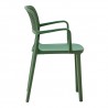 Rainbow Outdoor Mila Set of 2 Stackable Armchair Green Side