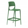 Rainbow Outdoor Mila Set of 2 Stackable Barstool Green Without Arm