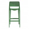 Rainbow Outdoor Mila Set of 2 Stackable Barstool Green Without Arm Back