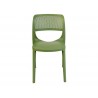 Rainbow Outdoor Mila Set of 2 Stackable Side Chair Green Front