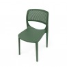 Rainbow Outdoor Mila Set of 2 Stackable Side Chair Green