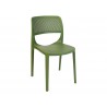 Rainbow Outdoor Mila Set of 2 Stackable Side Chair Green Side