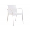 Rainbow Outdoor Pedro Set of 2 Stackable Armchair White