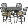4 counter stools and 52" Monarch series counter table w/ ice bucket option - 4 counter stools and 52" Monarch series counter table w/ ice bucket option