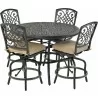 4 armless counter stools and 52" Monarch series counter table w/ ice bucket option - 4 armless counter stools and 52" Monarch series counter table w/ ice bucket option