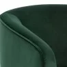 Sunpan Hazel Swivel Lounge Chair in Gold - Deep Green Sky - Closeup Top Angle - Sunpan Hazel Swivel Lounge Chair in Gold - Deep Green Sky - Closeup Top Angle