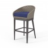Marbella Barstool in Echo Midnight, No Welt - Front Side Angle