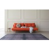 Innovation Living Recast Plus Sofa Dark Wood Legs Front 506 - Elegance, Paprika