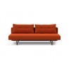 Innovation Living Recast Plus Sofa Dark Wood Legs Front 506 - Elegance, Paprika