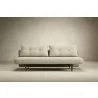 Innovation Living Recast Plus Sofa Dark Wood Legs Front 366 - Halifax, Antique - Innovation Living Recast Plus Sofa Dark Wood Legs Front 366 - Halifax, Antique