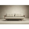 Innovation Living Recast Plus Sofa W/Walnut Arms Dark Wood Legs Front 366 - Halifax, Antique